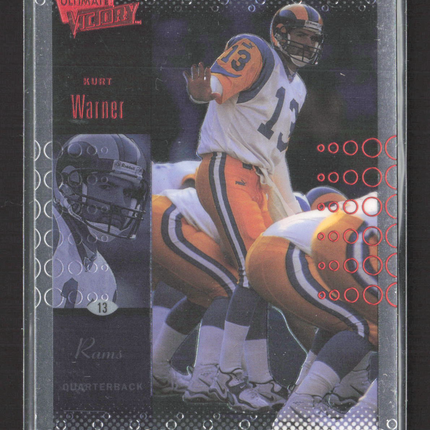 2000 Upper Deck Ultimate Victory Kurt Warner #72