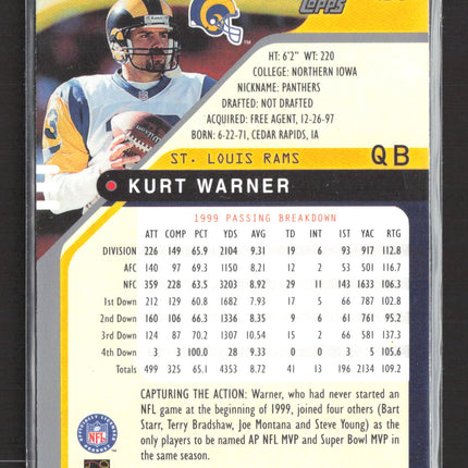 2000 Topps Stadium Club Kurt Warner #150