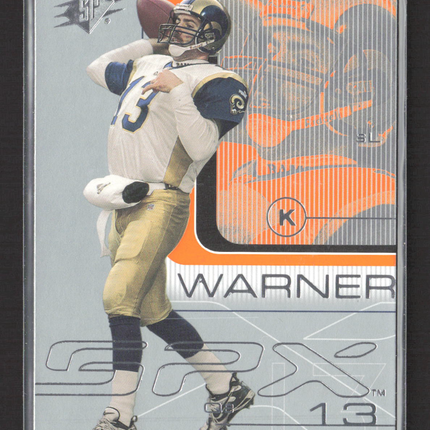 2001 Upper Deck SPx Kurt Warner #72