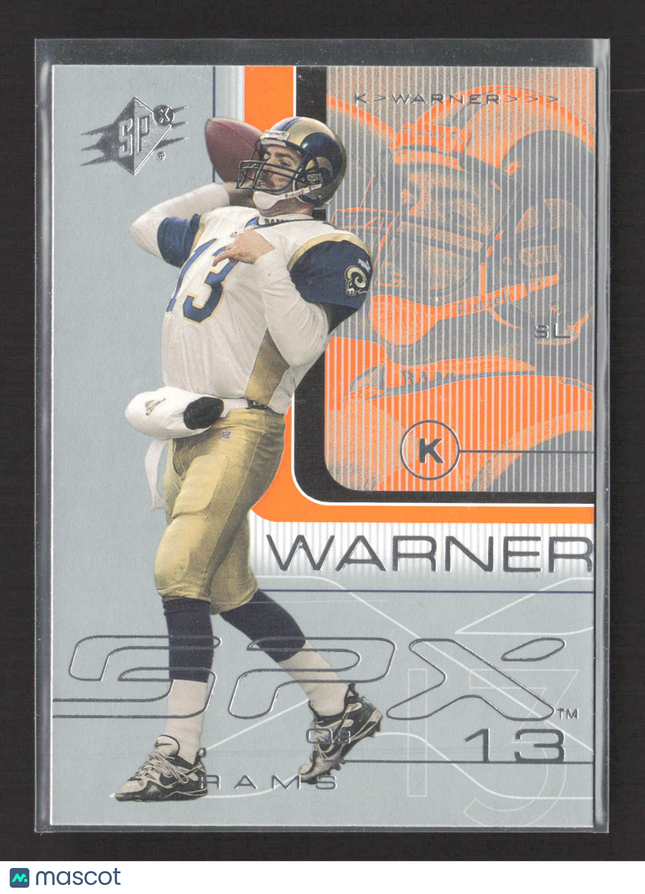 2001 Upper Deck SPx Kurt Warner #72