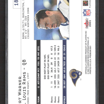 2001 Fleer Premium Kurt Warner #18
