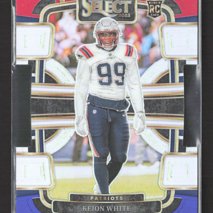 2024 Panini Select Concourse Keion White #69 Red White and Blue RC