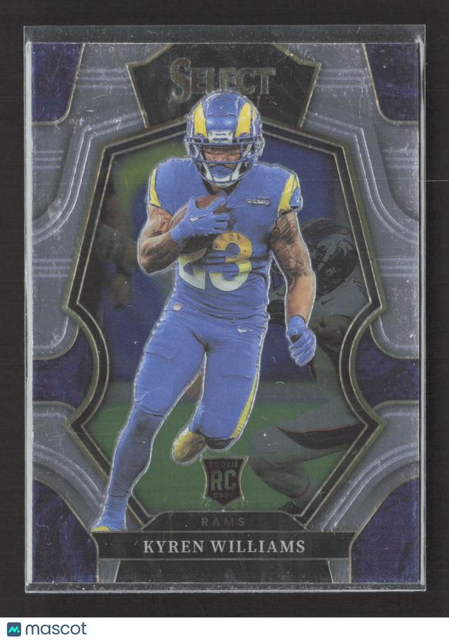 2023 Panini Select Premier Level Kyren Williams #159 Blue RC