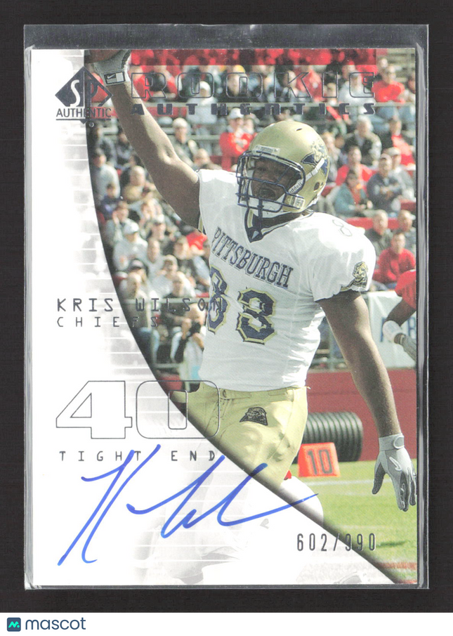 2004 Upper Deck SP Authentic Kris Wilson #158 602/990 Auto