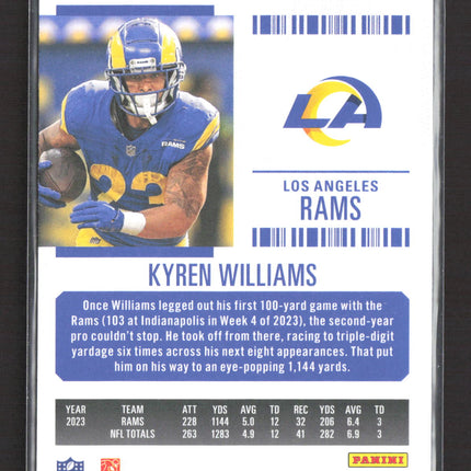 2025 Panini Contenders Football Kyren Williams #60