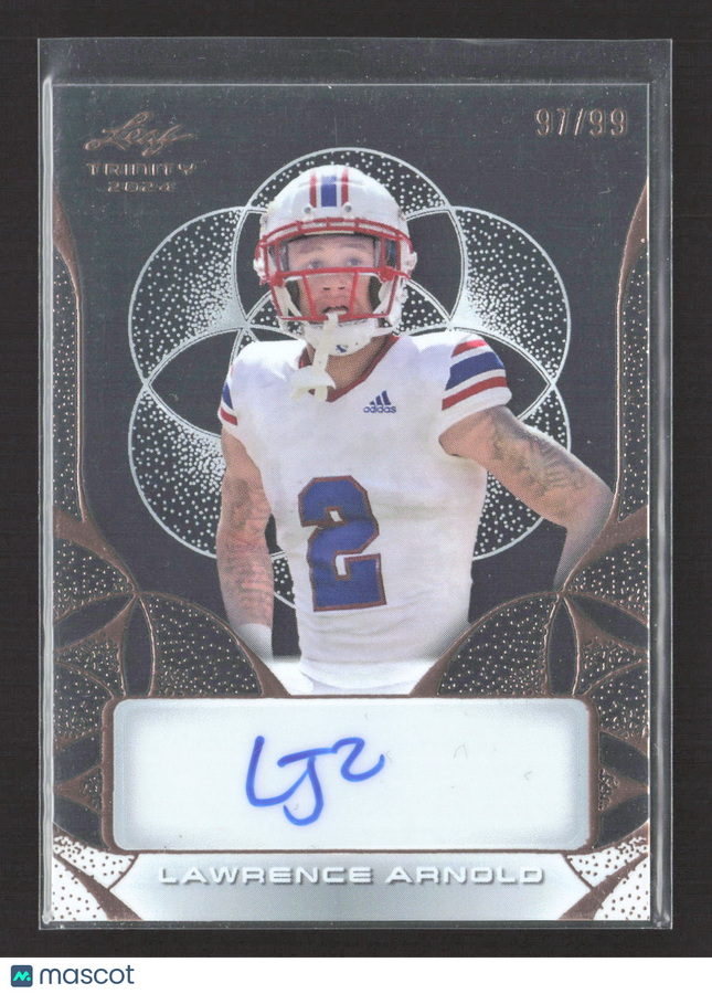 2024 Leaf Trinity Lawrence Arnold #CA-LA1 97/99 Auto