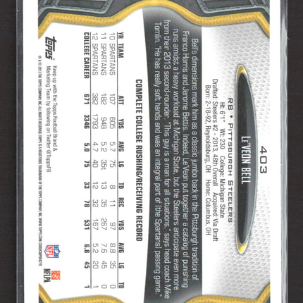 2013 Topps Le'Veon Bell #403 RC