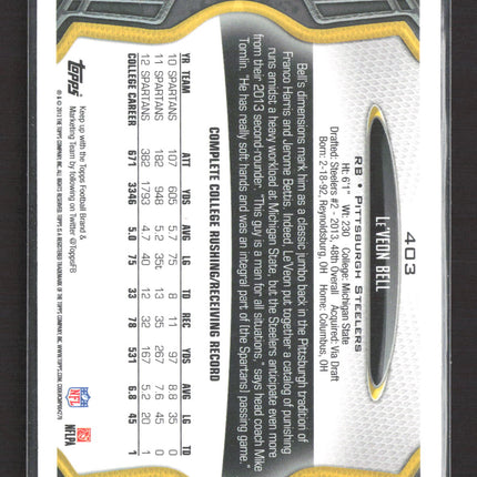 2013 Topps Le'Veon Bell #403 RC