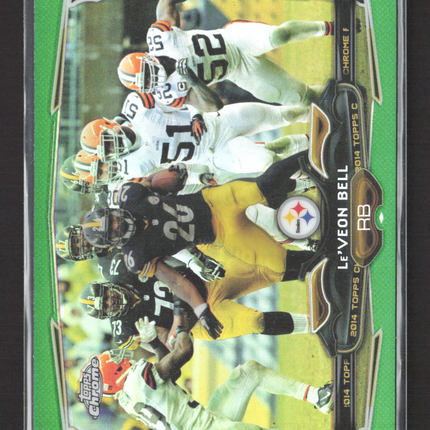 2013 Topps Chrome Le'Veon Bell #50 Green Refractor