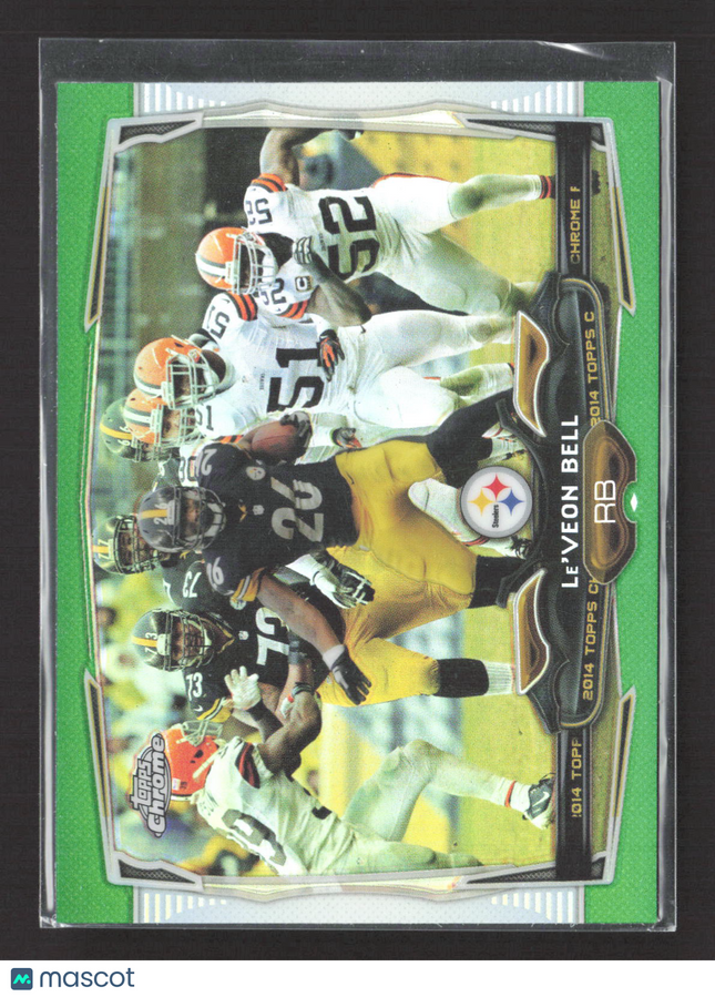 2013 Topps Chrome Le'Veon Bell #50 Green Refractor