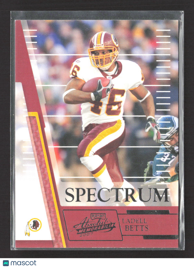2007 Playoff Absolute Memorabilia Spectrum Ladell Betts #18