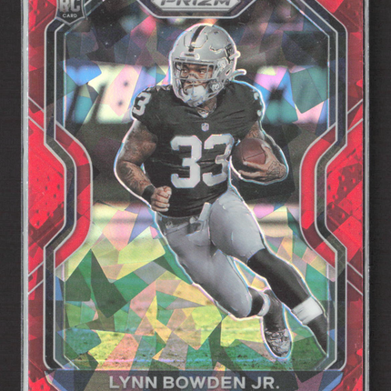 2020 Panini Prizm Lynn Bowden Jr. #374 Red Ice RC