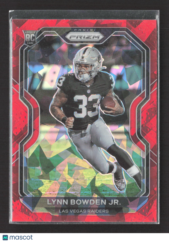 2020 Panini Prizm Lynn Bowden Jr. #374 Red Ice RC