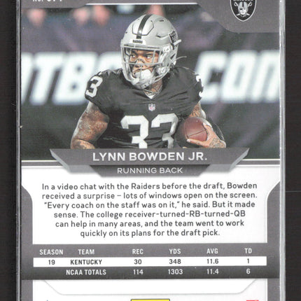 2020 Panini Prizm Lynn Bowden Jr. #374 Red Ice RC