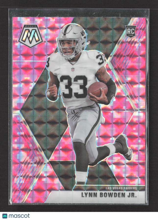 2020 Panini Mosaic Prizm Lynn Bowden Jr. #229 Pink RC