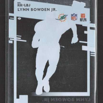 2021 Panini Chronicles Donruss Lynn Bowden Jr. #RR-LBJ Teal 157/199