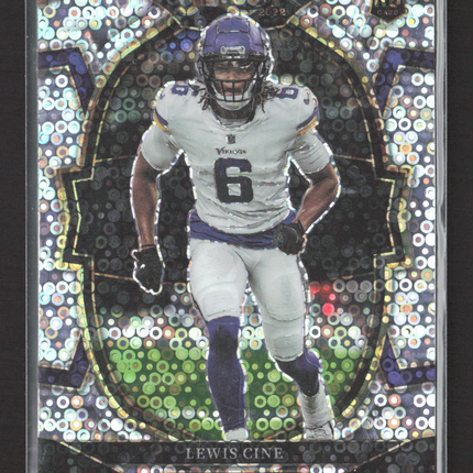 2023 Panini Select Concourse Lewis Cine #52 White Disco Prizm RC