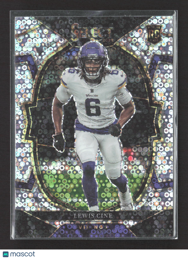 2023 Panini Select Concourse Lewis Cine #52 White Disco Prizm RC