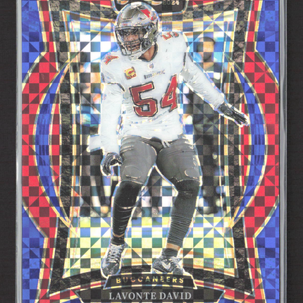 2025 Panini Select Concourse Lavonte David #79 Blue Checkerboard Prizm 111/249