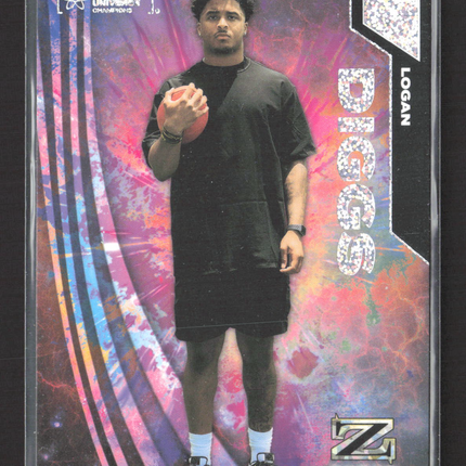 2024 Skybox Metal Universe Champions Z-Force Logan Diggs #Z-33 Super Rave 22/50