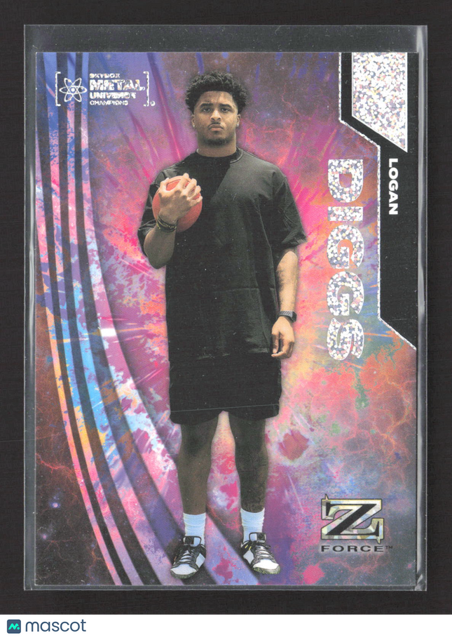 2024 Skybox Metal Universe Champions Z-Force Logan Diggs #Z-33 Super Rave 22/50