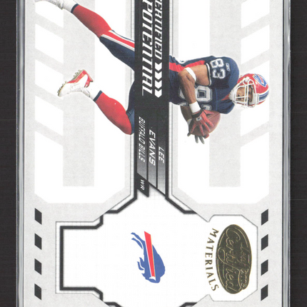 2005 Donruss Leaf Certified Materials Potential Lee Evans #CP-4 028/750