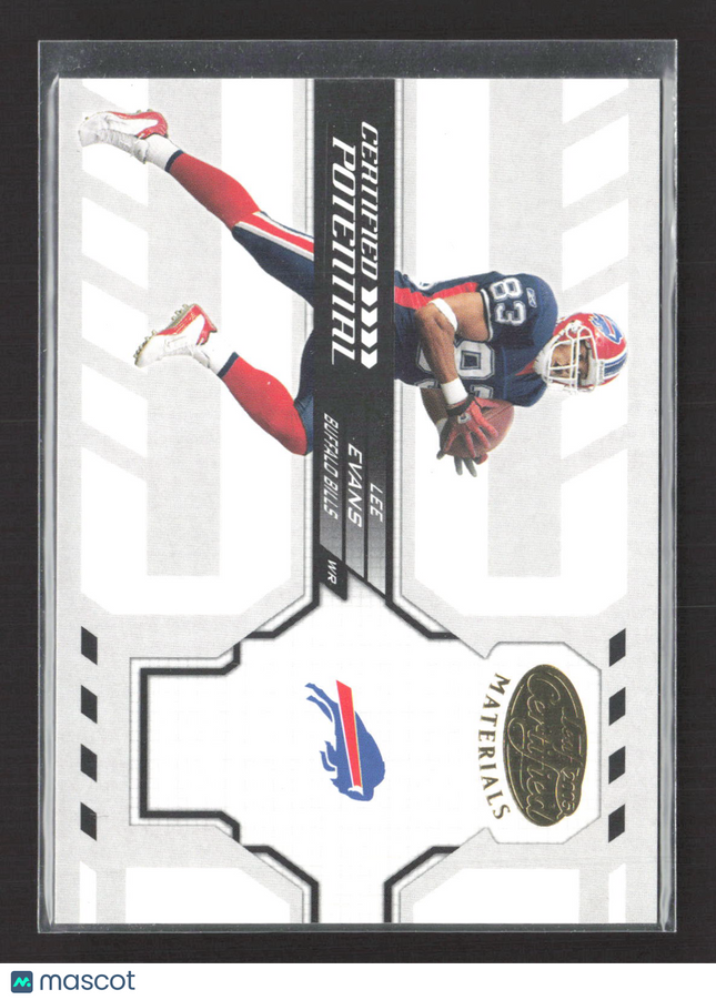 2005 Donruss Leaf Certified Materials Potential Lee Evans #CP-4 028/750