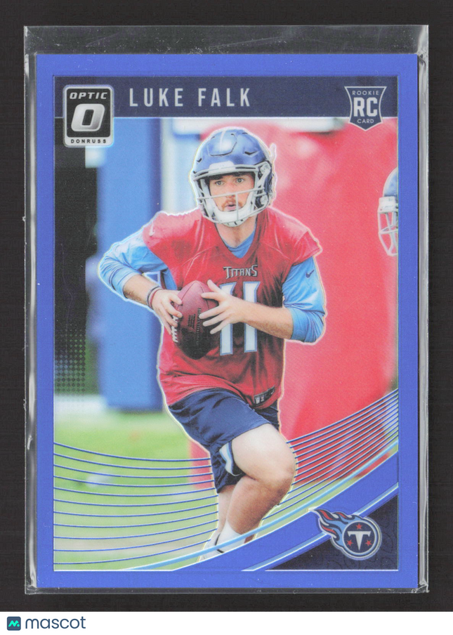 2018 Panini Donruss Optic Prizm Luke Falk #132 Blue RC /149