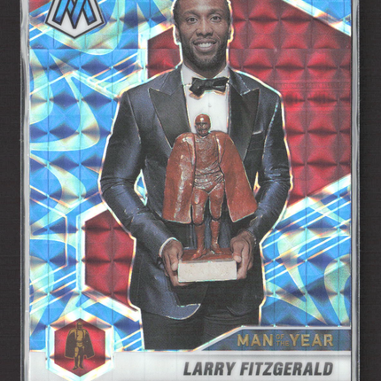 2021 Panini Mosaic Blue Reactive Larry Fitzgerald #269