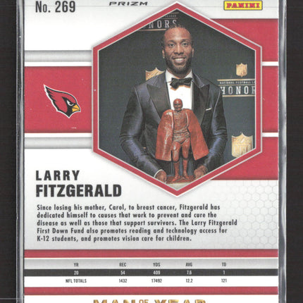 2021 Panini Mosaic Larry Fitzgerald #269 Yellow