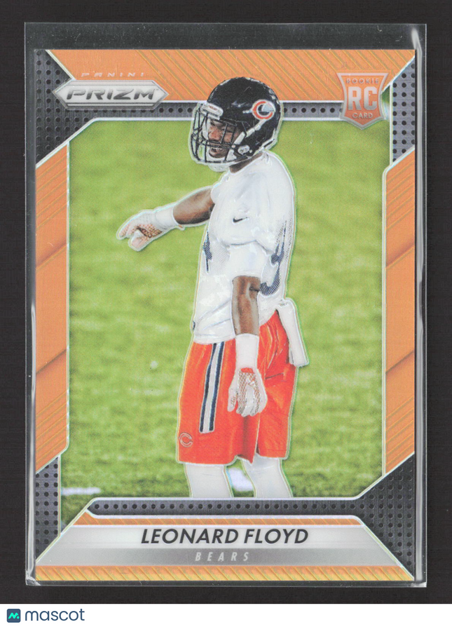 2016 Panini Prizm Leonard Floyd #214 Orange 278/299 RC