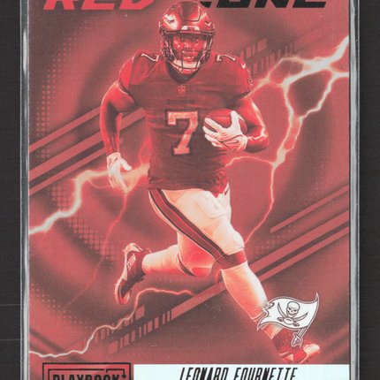 2023 Panini Playbook Red Zone Leonard Fournette #RZ-16