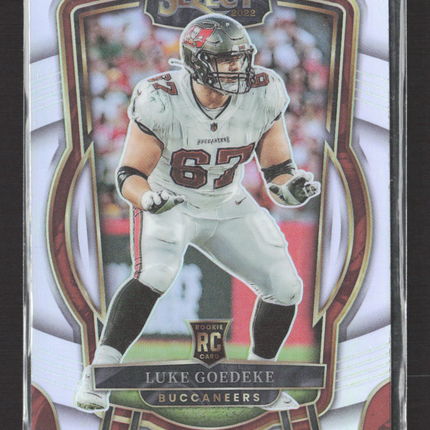 2023 Panini Select Prizm Luke Goedeke #209 Club Level RC