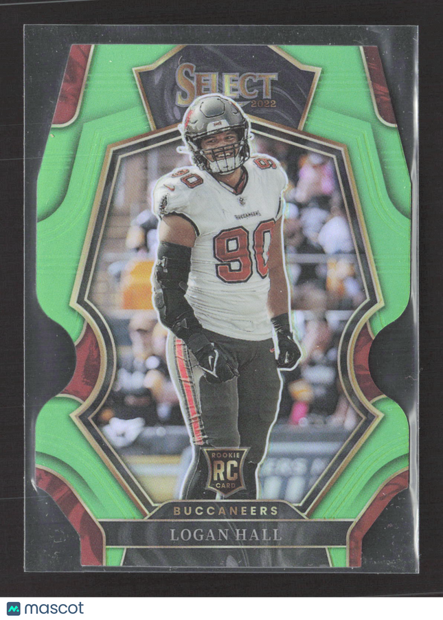 2023 Panini Select Prizm Logan Hall #193 Green RC 160/299