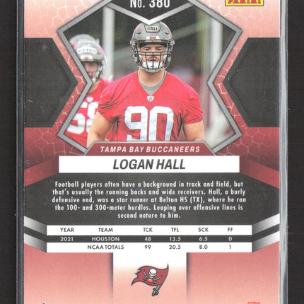 2022 Panini Mosaic Logan Hall #380 RC