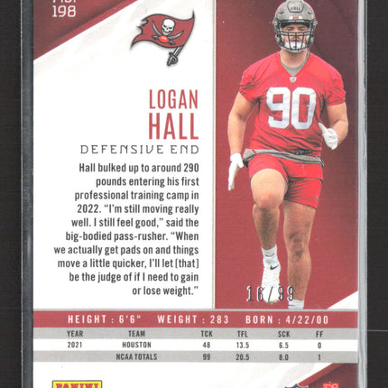 2022 Panini Phoenix Logan Hall #198 RC