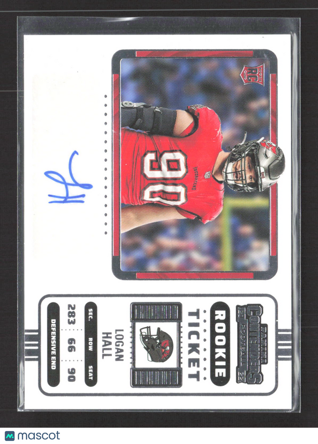 2023 Panini Contenders Football Logan Hall #162 RC Auto