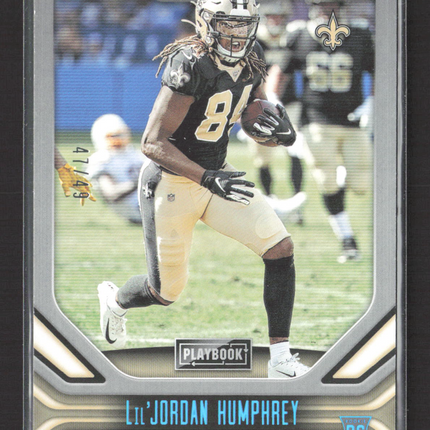 2019 Panini Playbook Lil'Jordan Humphrey #186 RC 47/49