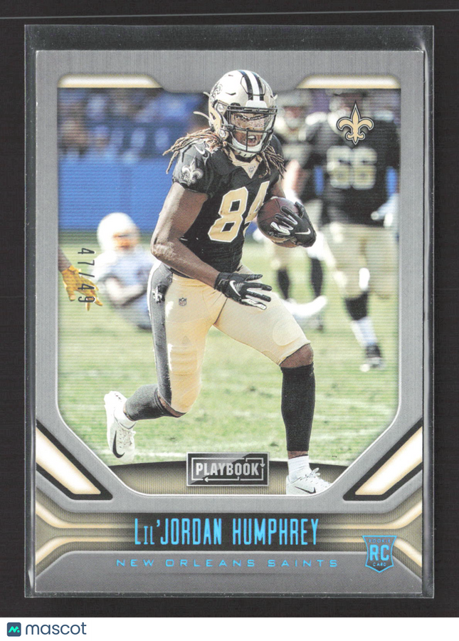 2019 Panini Playbook Lil'Jordan Humphrey #186 RC 47/49