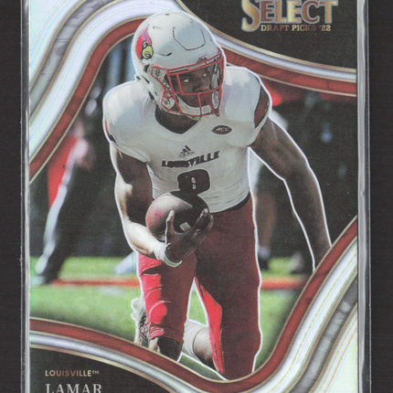 2022 Panini Select Draft Picks Prizm Lamar Jackson #140 Field Level