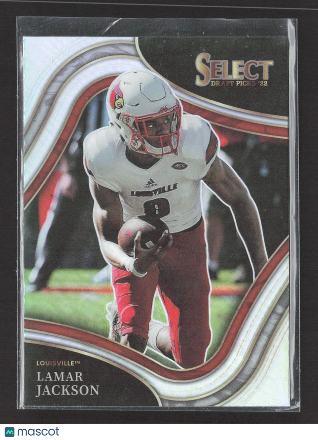 2022 Panini Select Draft Picks Prizm Lamar Jackson #140 Field Level