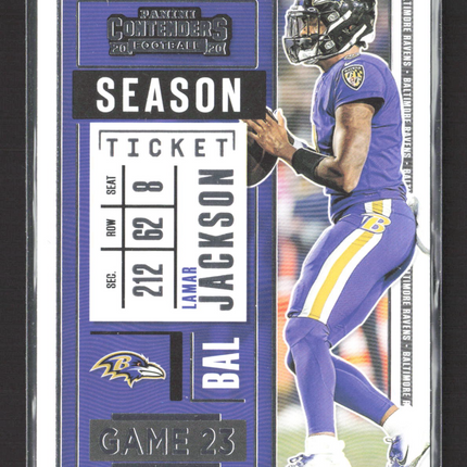 2020 Panini Contenders Football Lamar Jackson #93