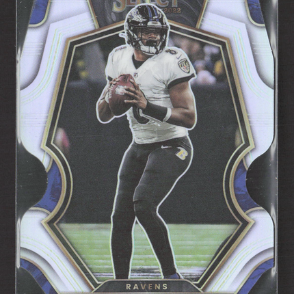 2023 Panini Select Prizm Premier Level Lamar Jackson #107