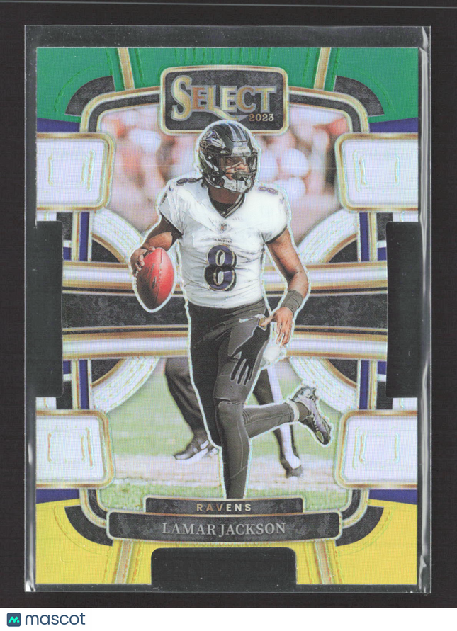 2024 Panini Select Concourse Lamar Jackson #7 Tie-Dye