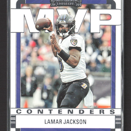 2023 Panini Contenders Football MVP Lamar Jackson #MVP-LJA