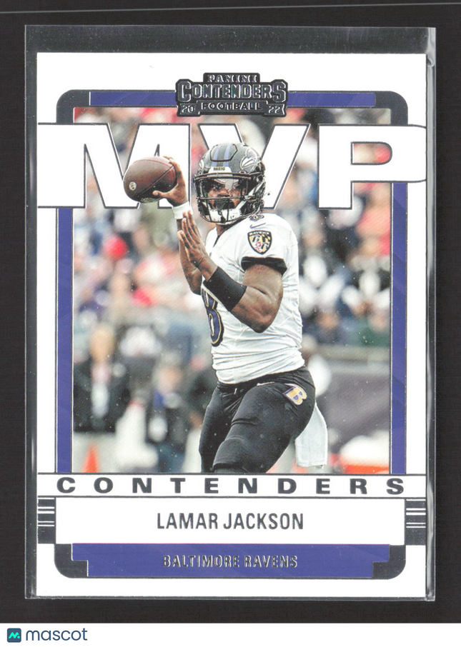 2023 Panini Contenders Football MVP Lamar Jackson #MVP-LJA