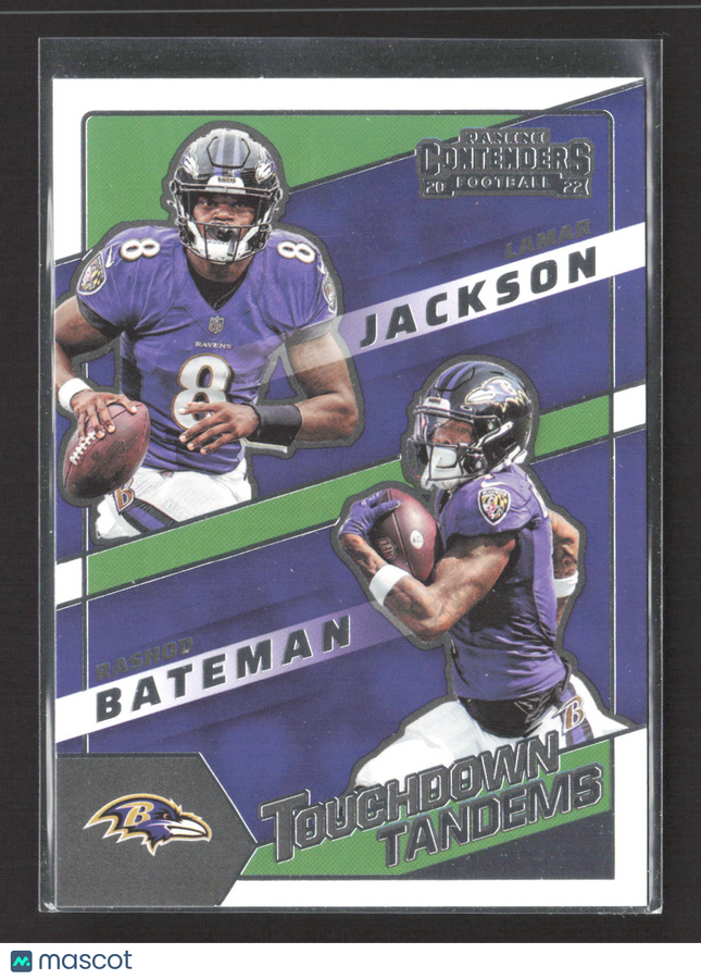 2023 Panini Contenders Football Touchdown Tandems Lamar Jackson #TDT-LJA
