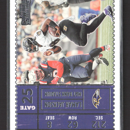 2023 Panini Contenders Game Day Ticket Lamar Jackson #GDT-LJA