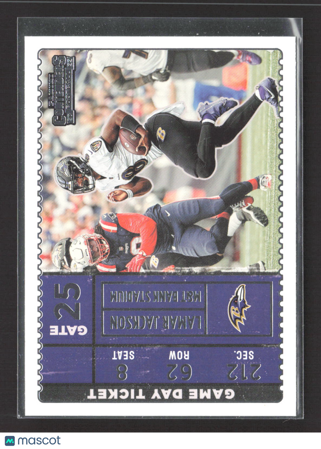 2023 Panini Contenders Game Day Ticket Lamar Jackson #GDT-LJA