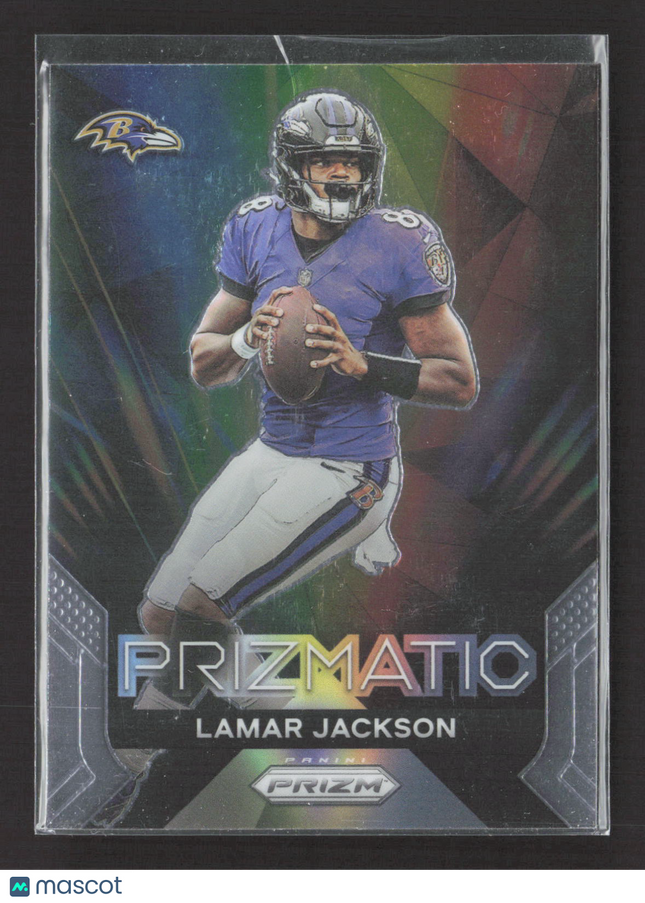 2023 Panini Prizm Prizmatic Lamar Jackson #12